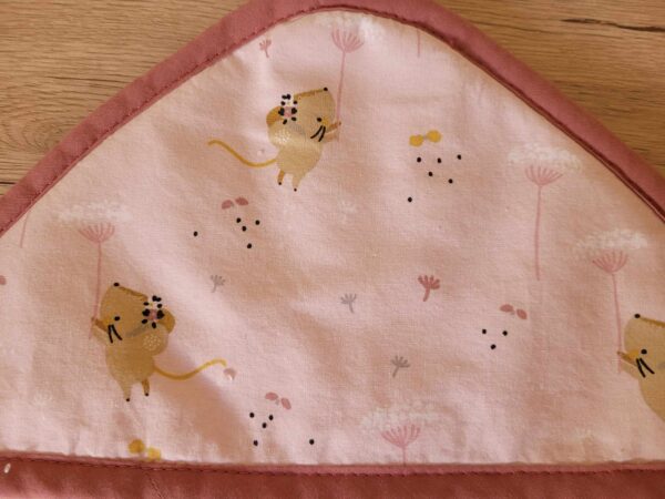 sortie de bain motif les souris